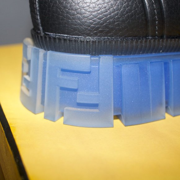 Fendi - Men\'s Lace up derby shoes Black/Blue (Brand New) main image 7